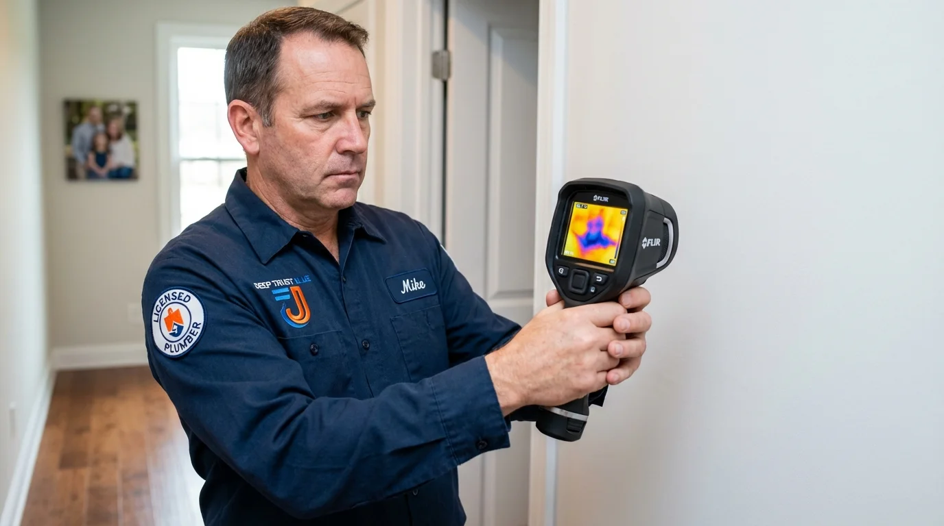 Thermal imaging leak detection by Johns Plumbing LLC in Robstown